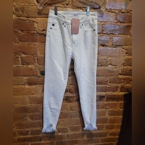 NWT white Kancan jeans